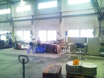 Antique tiles automatic packaging, taping and vertical stacking line